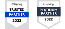 iSpring Trusted Partner 2022 and Platinum Partner 2022