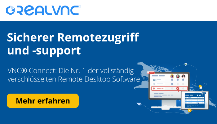 RealVNC - Sicherer Remotezugriff und -support