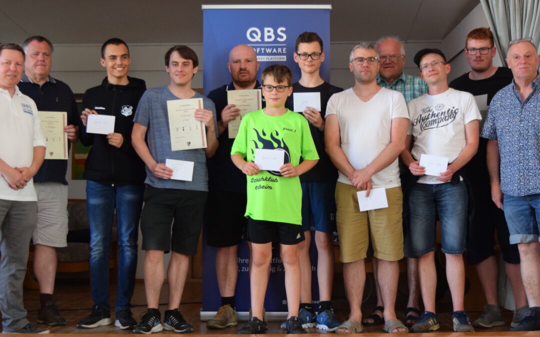Die QBS Software GmbH hatte die Ehre und das Vergnügen, das diesjährige regionale Schachturnier